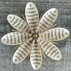 6 neue Stempelmotive für Faltblume Nr. 16 S-2