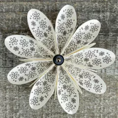 6 neue Stempelmotive für Faltblume Nr. 16 S-2