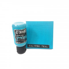 Flip Cap Bottle Dylusions Paint - Calypso Teal