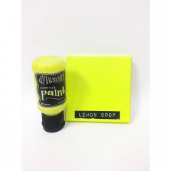 Flip Cap Bottle Dylusions Paint - Lemon Drop