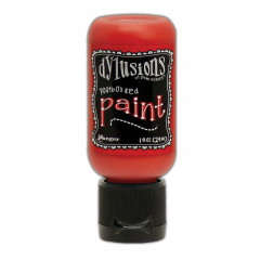 Flip Cap Bottle Dylusions Paint - Postbox Red