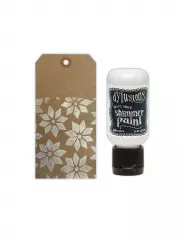 Dylusions Shimmer Paint - White Linen