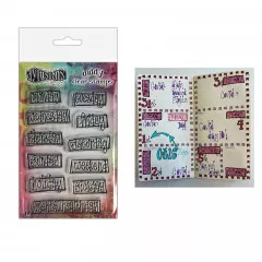 Dylusions Diddy Clear Stamps - Ooh, What a Day