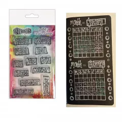 Dylusions Diddy Clear Stamps - Boxed Monthly