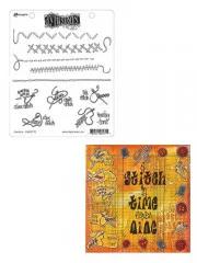 Dylusions Cling Stamps - Sampler