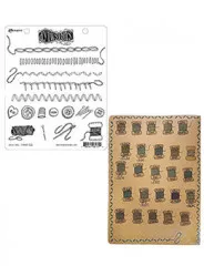 Dylusions Cling Stamps - Sew Easy