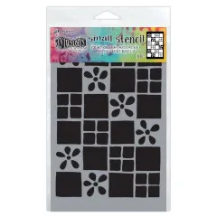 Dylusions Stencils - Square Dance (small)