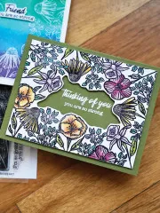 Simon Hurley Clear Stamps - Bold Bouquet