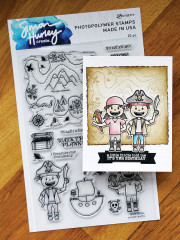 Simon Hurley Clear Stamps - Pirate Party