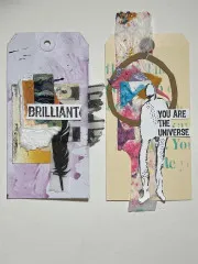 Dina Wakley Media Cling Stamps - you are the Universe