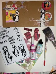 Dina Wakley Media Cling Stamps - Great Things Ahead