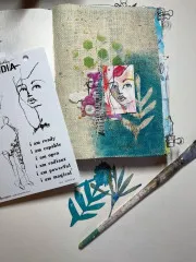 Dina Wakley Media Cling Stamps - I Am