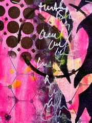 Dina Wakley Media Stencil - Coasters 2