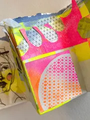 Dina Wakley Media Stencil - Coasters 3