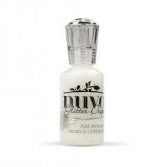 Nuvo Glitter Drops - white blizzard