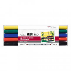 Tombow ABT PRO Alcohol - Dual Brush 5er-Set - Basic