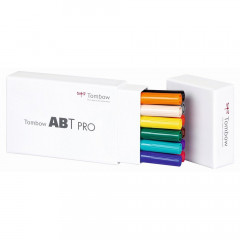 Tombow ABT PRO Alcohol - Dual Brush 12er-Set - Basic