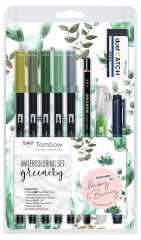 Tombow Watercoloring Set - Greenery