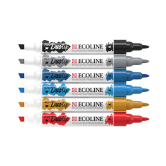 Ecoline Duotip Urban Landscape-Set, 6 Farben