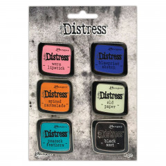 Tim Holtz Distress - Enamel Collector Pin - Set 4