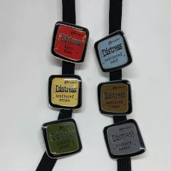 Tim Holtz Distress - Enamel Collector Pin - Set 7