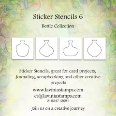 Lavinia Sticker Stencils Nr. 6 - Bottle Collection