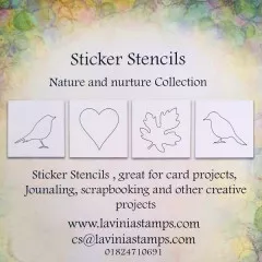 Lavinia Sticker Stencils Nr. 1 - Nature and Nurture Collection