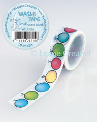 LeCrea Washi Tape - kleine runde Labels