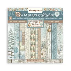 White Christmas by Cristina Radovan - 8x8 Paper Pack - Backgrounds Selection