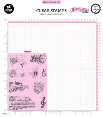 Studio Light Clear Stamps - Essentials Nr. 503 - Notes