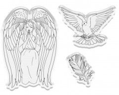 Clear Stamps and Cutting Die - Angel Collection Ethereal Angels