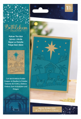 Cut and Embossing Folder - Bethlehem Follow The Star