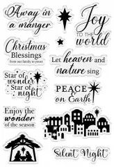 Clear Stamps - Bethlehem Wonderous Sentiments