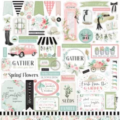 Flower Garden 12x12 Collection Kit