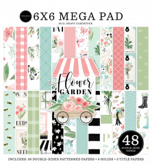 Flower Garden 6x6 Mega Paper Pad