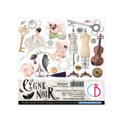 Cygne Noir 6x6 Fussy Cut Pad