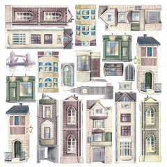 Londons Calling 6x6 Fussy Cut Pad