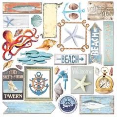 Summer Breeze - 6x6 Fussy Cut Pad