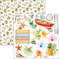 Summer Breeze - 6x6 Fussy Cut Pad