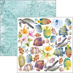 Summer Breeze - 6x6 Fussy Cut Pad