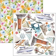 Summer Breeze - 6x6 Fussy Cut Pad