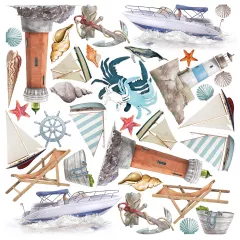 Summer Breeze - 6x6 Fussy Cut Pad