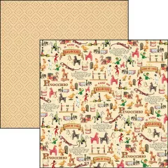 Avventure di Pinocchio Pinocchio 12x12 Pattern Pack