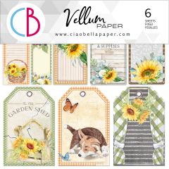 Farmhouse Garden - 6x6 Vellum Fussy Cut Pad