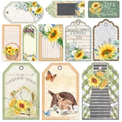 Farmhouse Garden - 6x6 Vellum Fussy Cut Pad