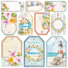 Summer Breeze - 6x6 Vellum Fussy Cut Pad