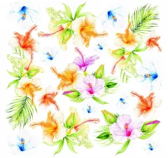 Summer Breeze - 6x6 Vellum Fussy Cut Pad