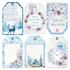 Winter Journey - 6x6 Vellum Fussy Cut Pad