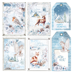 Winter Journey - 6x6 Vellum Fussy Cut Pad