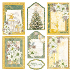 Sparkling Christmas - 6x6 Vellum Fussy Cut Pad